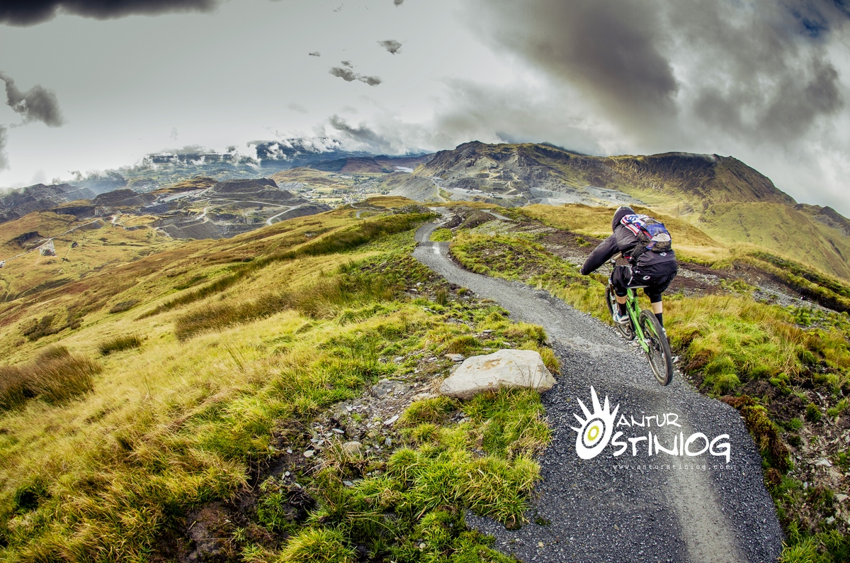 Antur store stiniog mtb